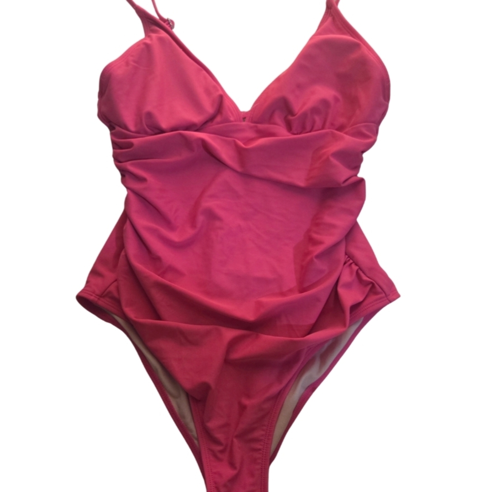 Vibrant Pink One-Piece Swimsuit